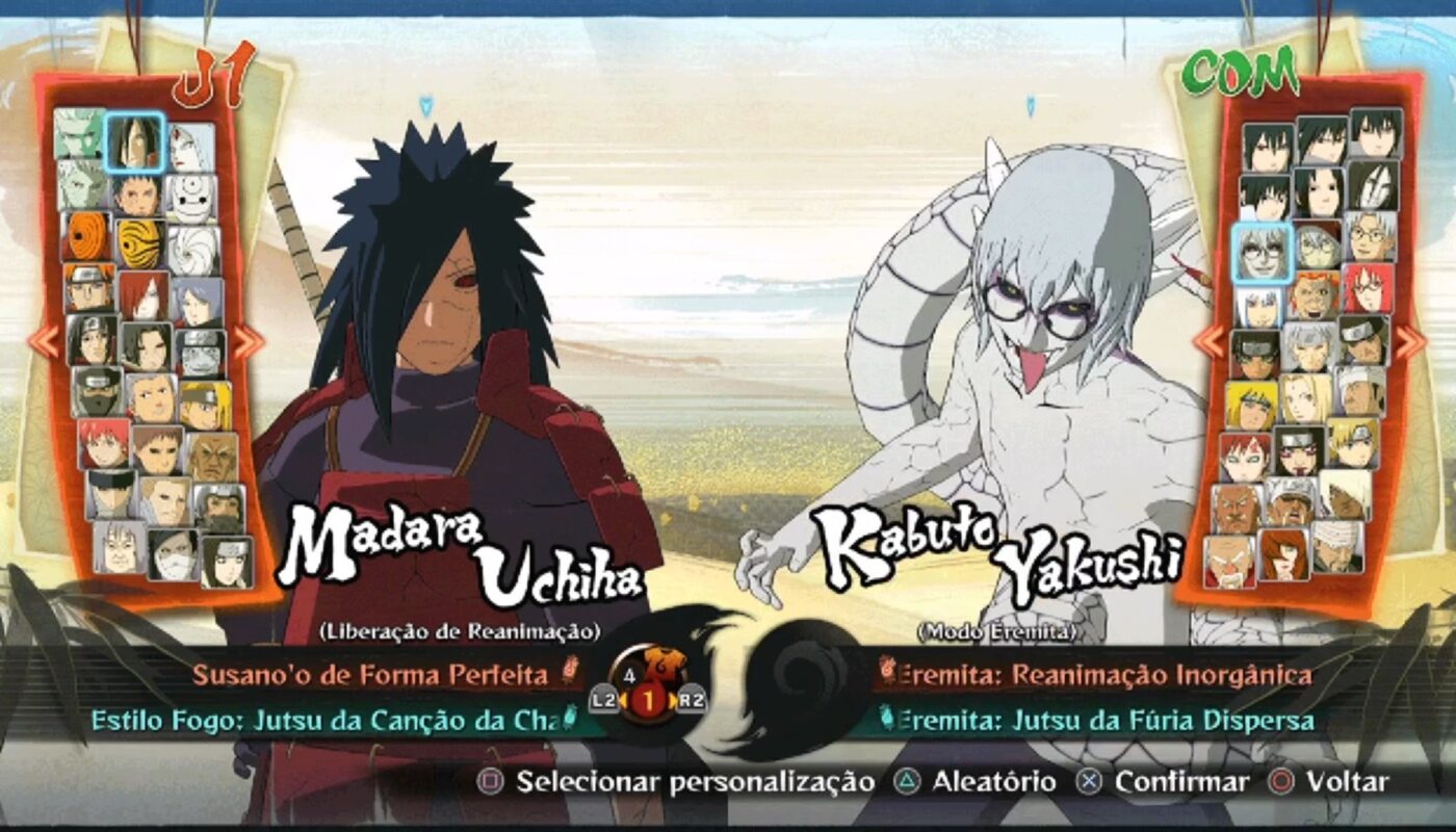 MUGEN NARUTO COM VÁRIOS PERSONAGENS PARA PC/ANDROID