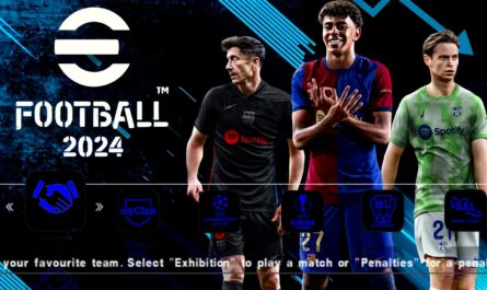 DOWNLOAD EFOOTBALL PES 2024 PPSSPP ATUALIZADO TRANSFERENCIA COM CAMERA PS4/PS5