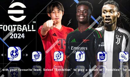 DOWNLOAD EFOOTBALL PES 2024 PPSSPP ATUALIZADO TRANSFERENCIA COM CAMERA PS4/PS5